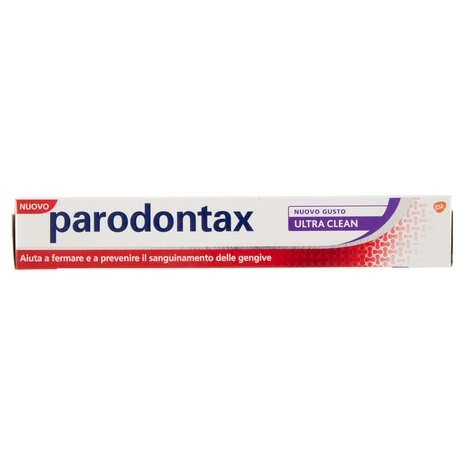Parodontax ultra clean dentifricio quotidiano con fluoro per gengive più sane e denti forti 75 ml